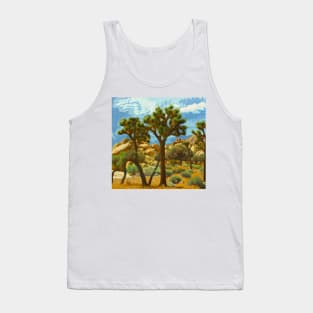 Joshua Tree National Park Oil Painting Tank Top